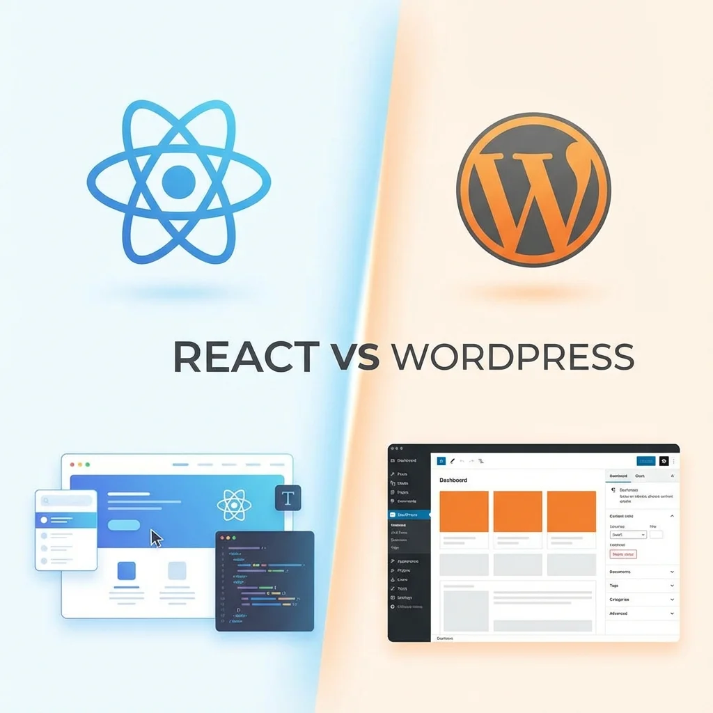 React vs WordPress для корпоративных сайтов